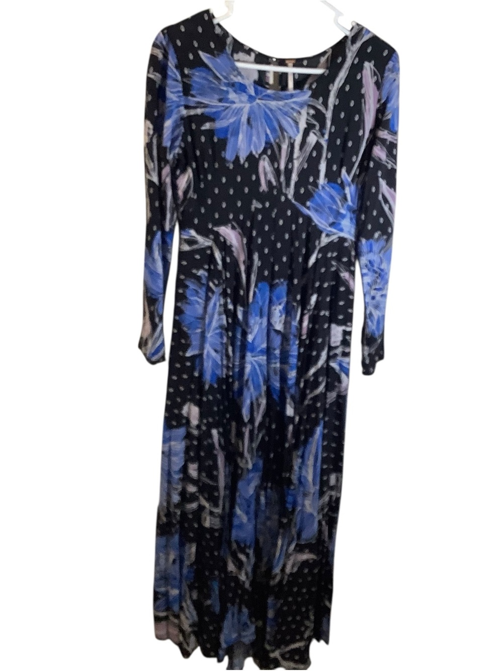 Free People First Kiss Floral Maxi Dress In Botanical Night